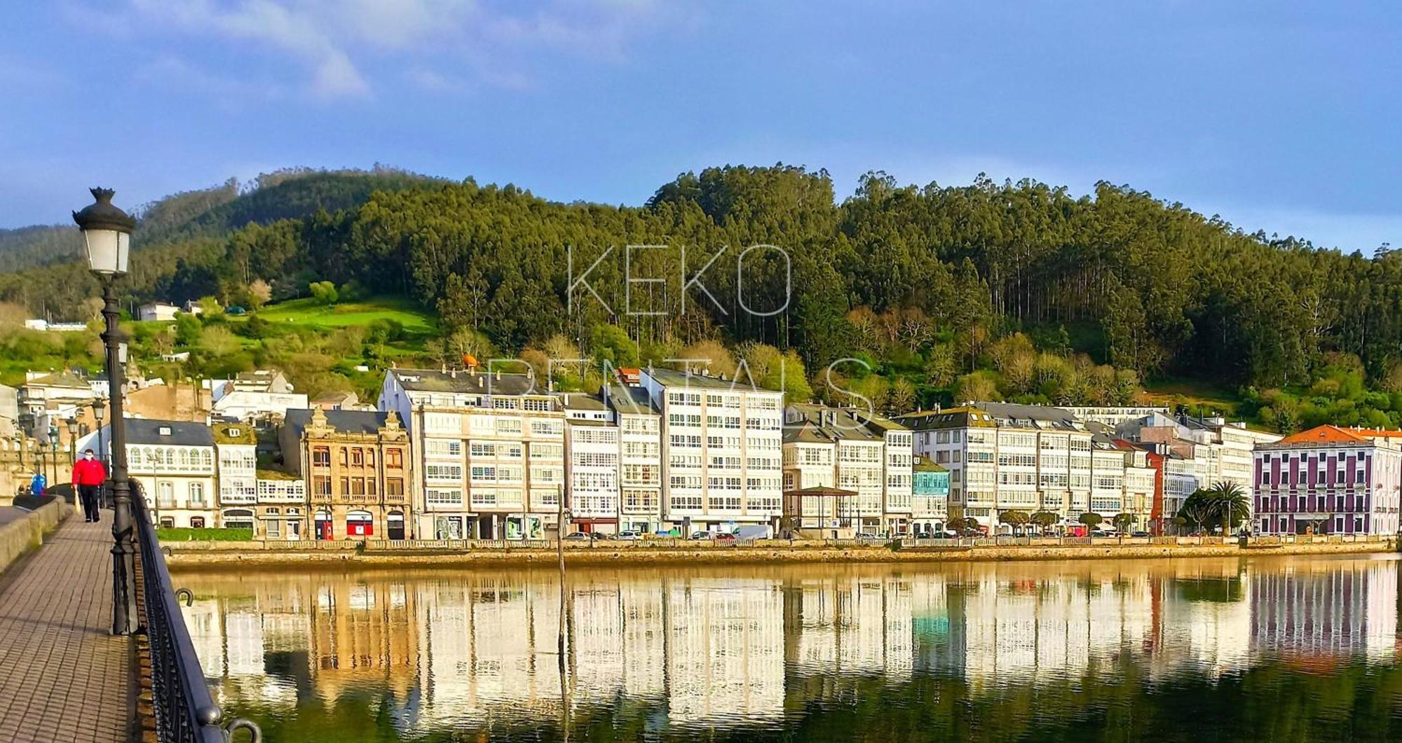 Ferienwohnung Viveiro Centro Con Parking Exterior foto
